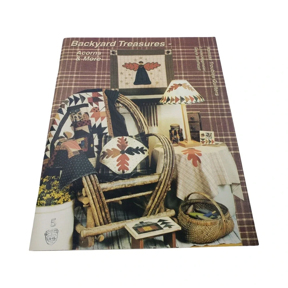 Kansas Troubles Quilters Backyard Treasures Acorns & More Autumn Pattern Book